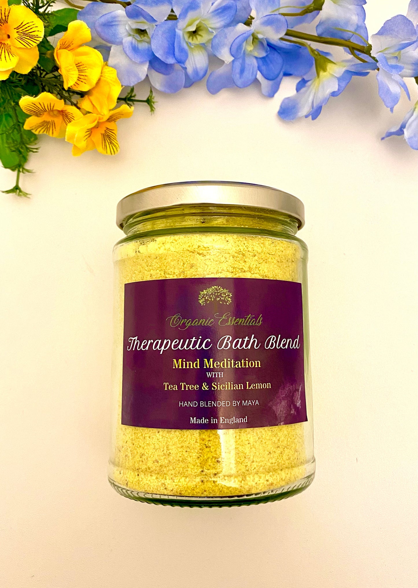 Luxury Bath Blend with Tea Tree & Sicilian Lemon Essential Oils